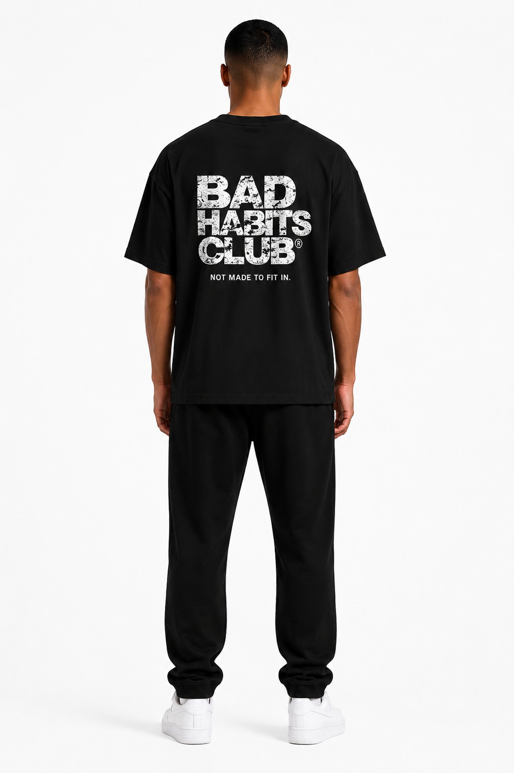 BAD HABITS CLUB T-Shirt – Black / Coal